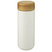 Lumi 300 ml Keramikbecher mit Bambusdeckel, weiß