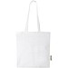 Madras 140 g/m² Baumwoll Tragetasche aus GRS recycelter Baumwolle, 7L, weiss