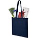 Madras Baumwoll Tragetasche, navy