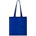 Madras Baumwoll Tragetasche, royalblau