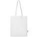Madras Blend 140 g/m² Tragetasche aus GRS-recycelter Baumwolle 7L, weiss