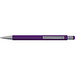 Metall-Druckkugelschreiber mit Touch-Funktion Salt Lake City, blaue Mine, violett