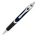 Werbe-Set: 100 LANCE® Metall-Kugelschreiber Triangle, inkl. Druck, blaue Mine, blau