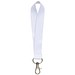 Mini Sublimation Schlüsselband, weiss, 25mm