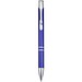 Moneta Druckkugelschreiber aus Aluminium (schwarze Mine), royalblau