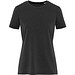 Nanaimo Kurzärmeliges T-Shirt für Damen im Washed Look, 160 g/m2, schwarz, L