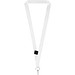 Neve Sublimation Lanyard für mit Loop, schwarz, 20mm