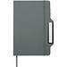 Nexus A5 Hardcover Notizbuch mit Kugelschreiber und Bleistiftset (schwarze Mine), grau