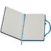 Notizbuch BlackLine, DIN A5, schwarz/hellblau