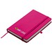 Notizbuch Happy, DIN A6, blanko, pink