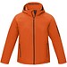 Notus wattierte Softshell Herrenjacke, orange, XL
