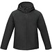 Notus wattierte Softshell Herrenjacke, schwarz, XL