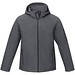 Notus wattierte Softshell Herrenjacke, storm grey, L