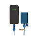 Oakland RCS rKunststoff 1,2m 6-in-1 Fast-Charging 45W Kabel, blau
