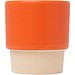 Olympia 130 ml stapelbarer Expresso Becher mit Tonboden, orange