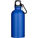Oregon 400 ml matte RCS-zertifizierte einwandige Trinkflasche aus recyceltem Edelstahl mit Karabinerhaken, royalblau