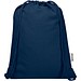 Oregon Blend 140 g/m² GRS-recycelter Turnbeutel 5 L, navy