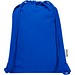 Oregon Blend 140 g/m² GRS-recycelter Turnbeutel 5 L, royalblau