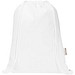 Oregon Blend 140 g/m² GRS-recycelter Turnbeutel 5 L, weiss