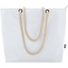 Panama Strandkühltasche mit Kordelgriffen aus recyceltem GRS-Material, 23L, weiss