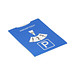 Papp-Parkscheibe E-Mobility, blau/grün