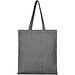 Pheebs 210 g/m² recycelte Tragetasche 7L, heather schwarz