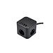 PLUG Steckdosenwürfel schwarz, schwarz