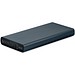 Powerbank aus recyceltem Aluminium 10.000 mAh, marineblau