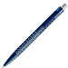 prodir® Kugelschreiber QS40 PMT Air, blaue Mine, dunkelblau/silber satiniert