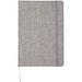 Ramona A5 Baumwoll Notizbuch, grau
