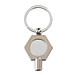 RE98 Schlüsselanhänger mit Heizungsentlüftungsschlüssel RE98-RADIATOR-KEY, mattsilber