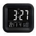 reeves® Wecker mit Thermometer Antibes, schwarz reeves® Wecker mit Thermometer Antibes, schwarz