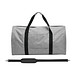 Reisetasche MILANO mit integriertem Kleidersack,grau, schwarz