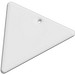 RFX™ H-12 reflektierender PVC-Anhänger Dreieck, weiss