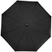 Romee 30'' windbeständiger Golfschirm aus recyceltem PET, schwarz