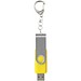 Rotate mit Schlüsselanhänger USB-Stick, gelb, 4GB