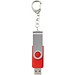 Rotate mit Schlüsselanhänger USB-Stick, hellrot, 16GB