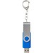 Rotate mit Schlüsselanhänger USB-Stick, mittelblau, 16GB