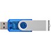 Rotate Transculent USB-Stick, blau, 2GB