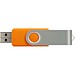 Rotate USB-Stick 3.0 mit Doming, orange, 64GB