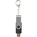 Rotate USB-Stick 3.0 mit Schlüsselanhänger, schwarz, 16GB