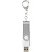 Rotate USB-Stick 3.0 mit Schlüsselanhänger, weiss, 64GB