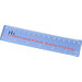 Rothko 15 cm PP Lineal, blau mattiert