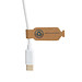 rundes Ontario 6-in-1 Kabel aus RCS recyceltem Kunststoff, weiß