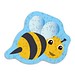 Samenpapier lustige Tierchen, Ostern, Biene Brummi, 1-seit. Druck