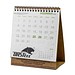 Samenpapier-Tischkalender, Karotte, 1-seit. Druck