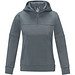 Sayan Kapuzenpullover mit halbem Reißverschluss für Damen, stahlgrau,  S