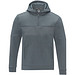 Sayan Kapuzenpullover mit halbem Reißverschluss für Herren, stahlgrau,  S