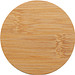 Schminkspiegel aus Bambus, beige