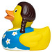 Schnabels® Bade-Ente Bayerin, bunt